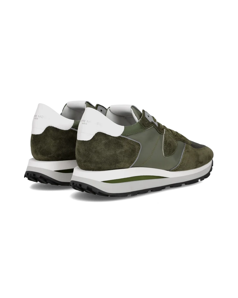 Sneakers Tropez Haute Running Men, Military Green White
