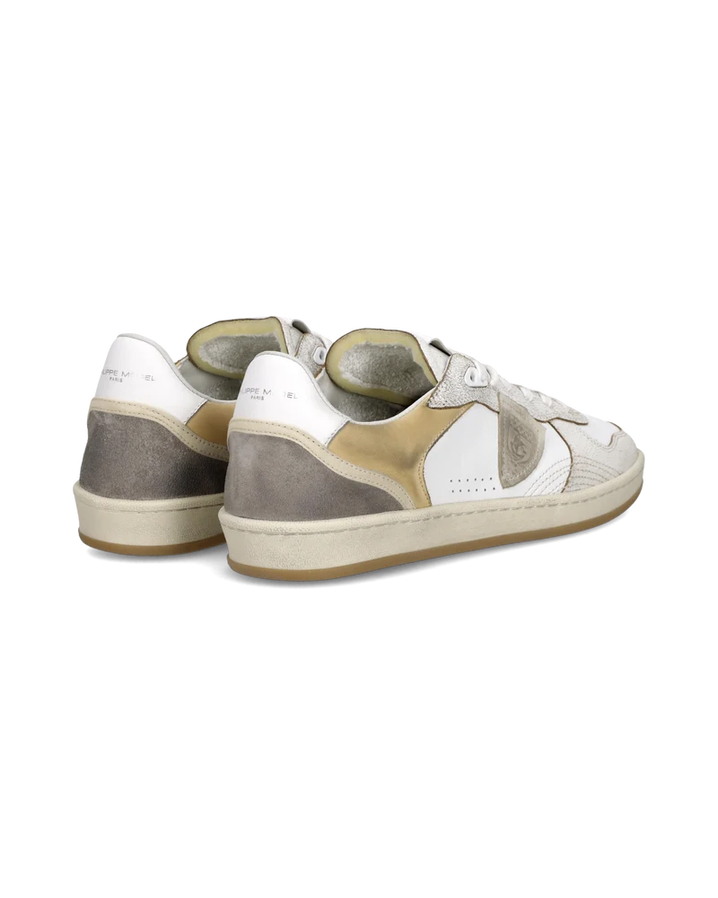 Sneakers Pgal Men, White Beige
