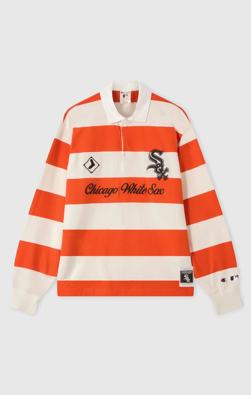 Men’s Champion x MLB Long Sleeve Polo Shirt