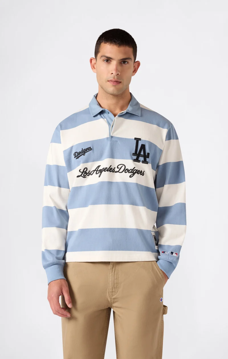 Men’s Champion x MLB Long Sleeve Polo Shirt