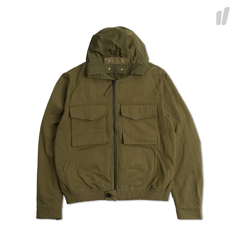 hooded flight jacket