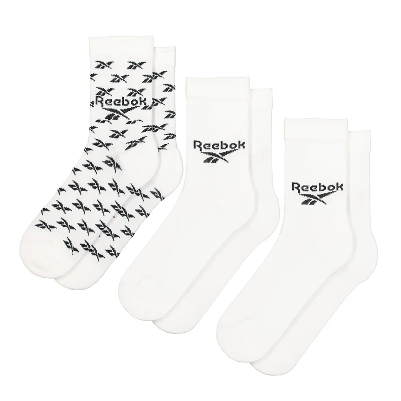 Classic Fold-Over Crew Socks 3PP