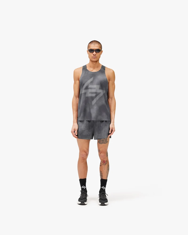 247 Ultra Singlet - Black Fade Out