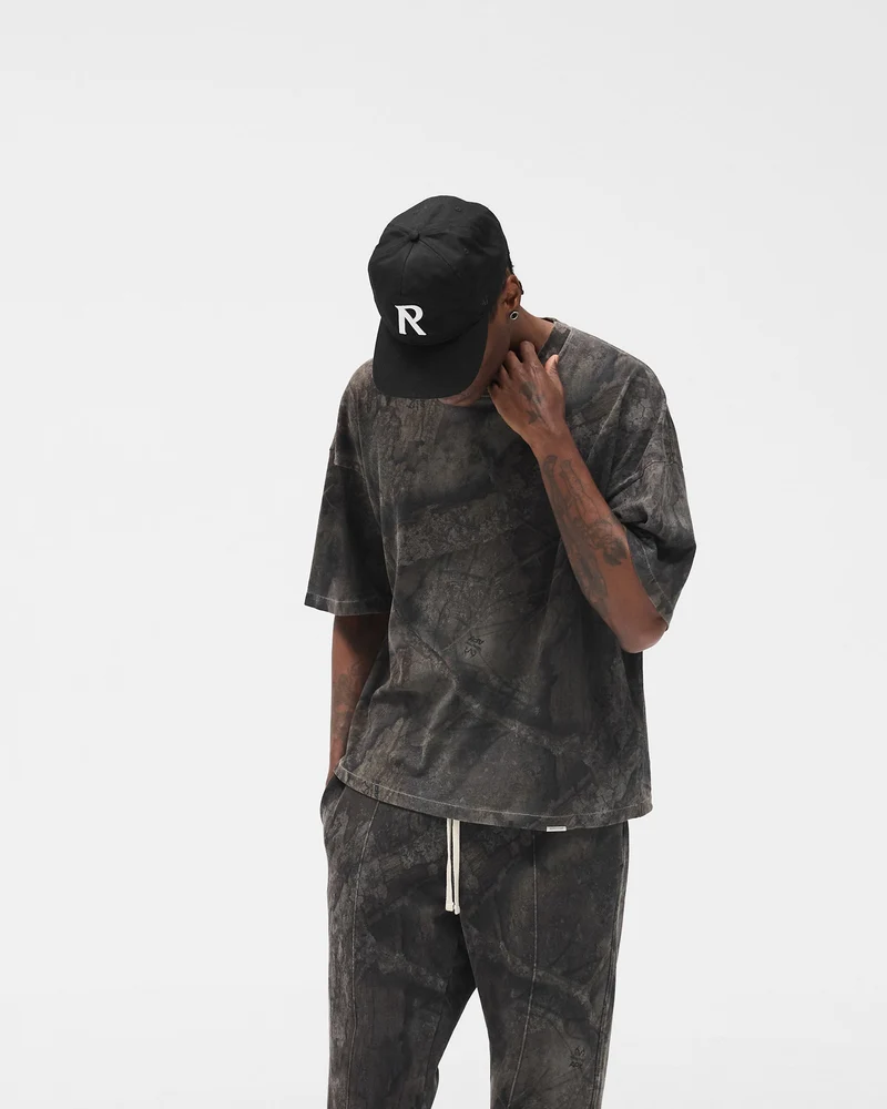 Initial Overdye Realtree® Boxy T-Shirt - Overdyed Black