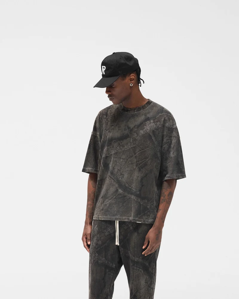 Initial Overdye Realtree® Boxy T-Shirt - Overdyed Black