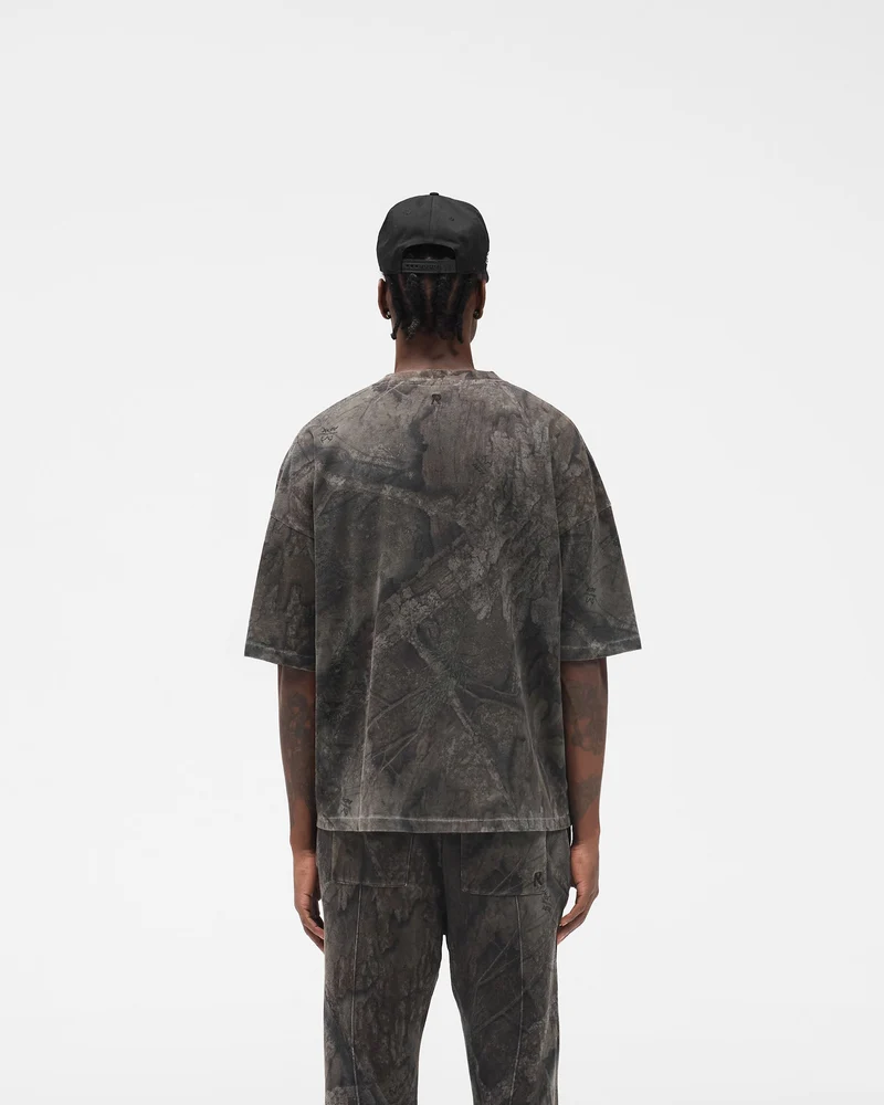 Initial Overdye Realtree® Boxy T-Shirt - Overdyed Black