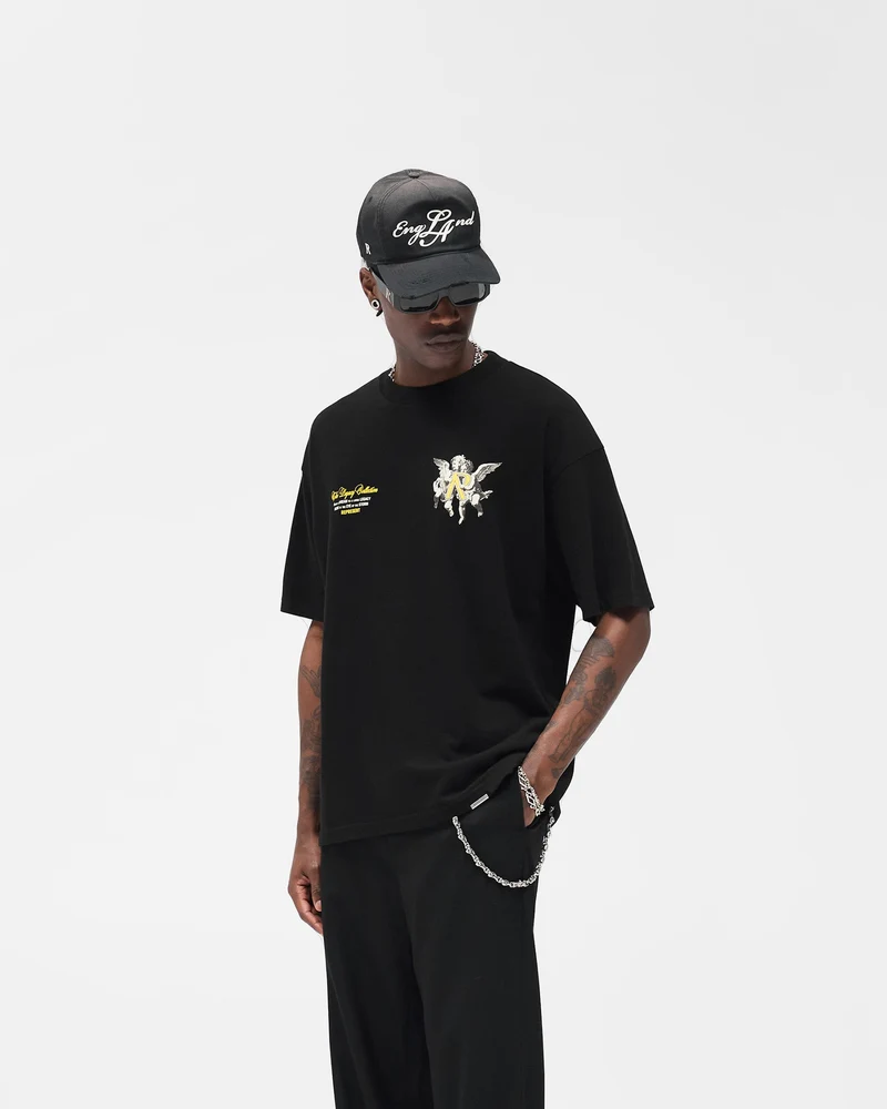 Legacy Cherubs T-Shirt - Jet Black