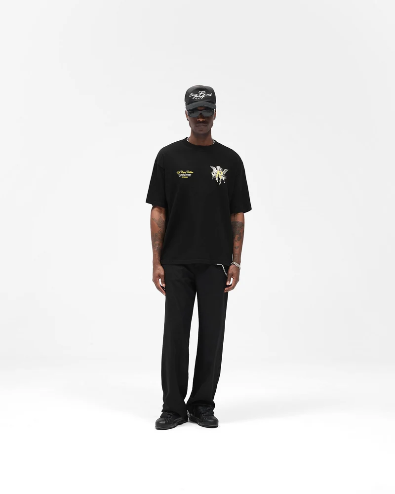 Legacy Cherubs T-Shirt - Jet Black
