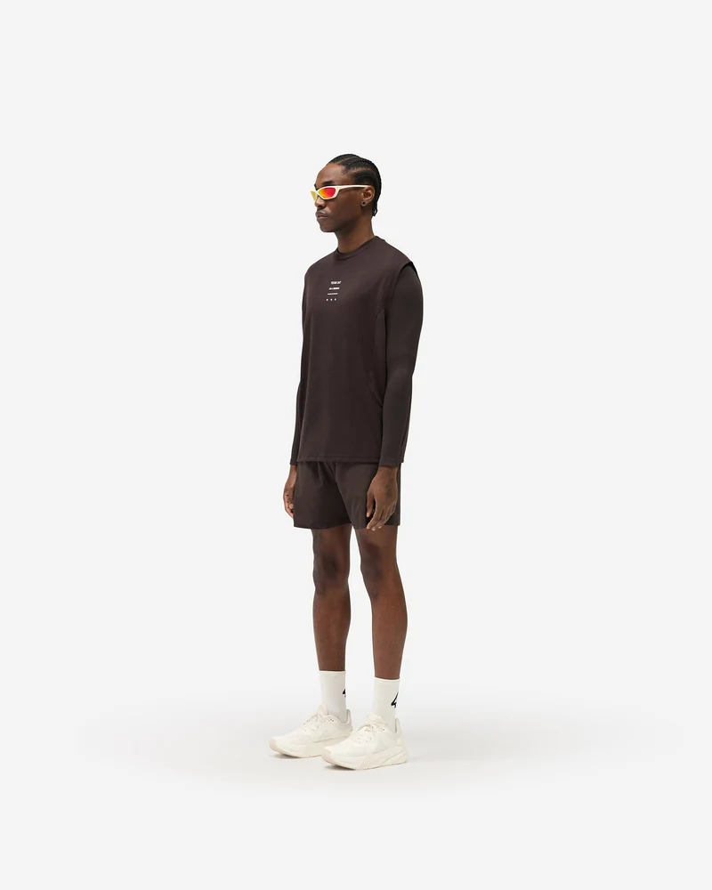 247 Uprising Oversized Tank - Chocolate