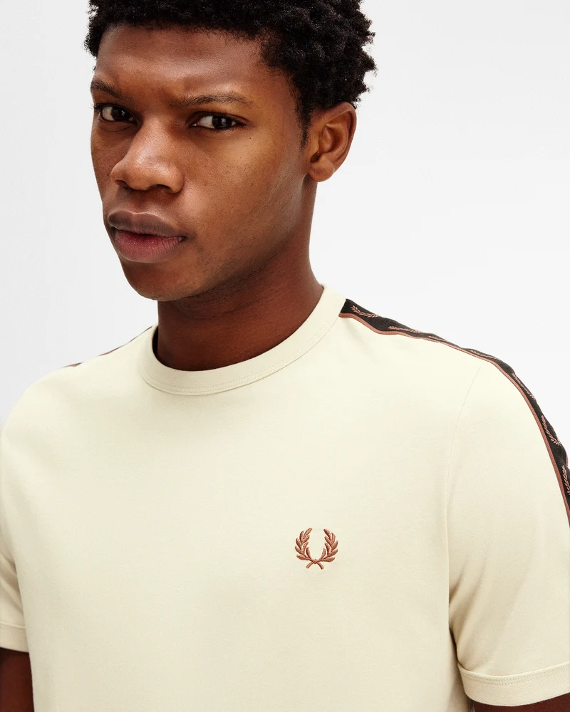 Contrast Tape Ringer T-Shirt