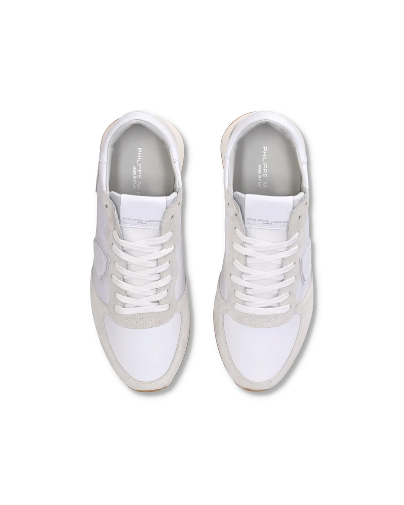 Men's Trpx Low-Top Sneakers in Leather, White