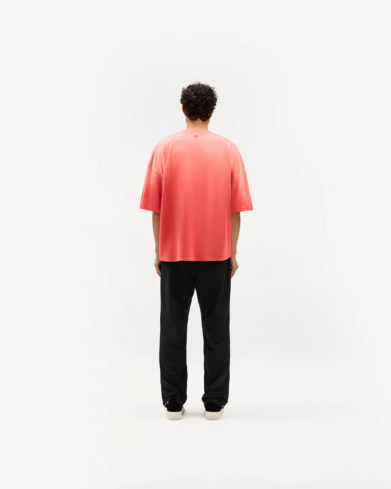 Initial Boxy T-Shirt - Vintage Red
