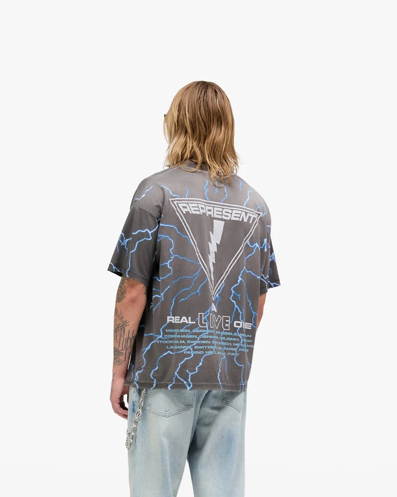 Represent X Iron Maiden A Real Live One T-Shirt - Stained Brown