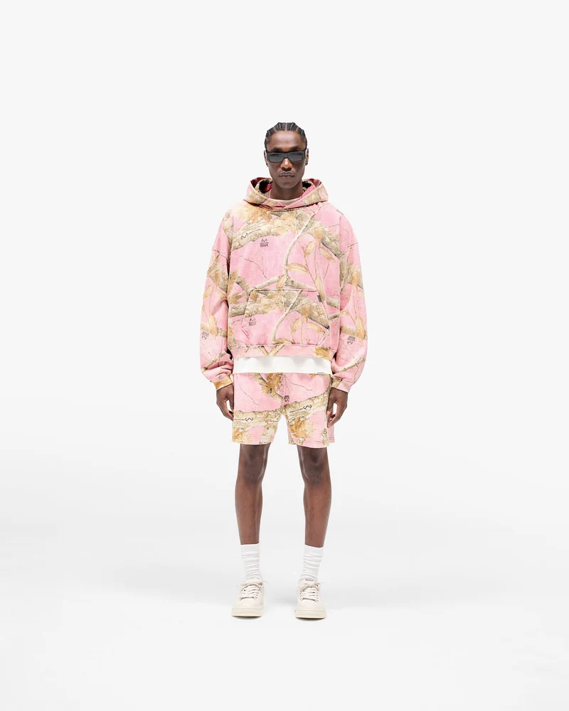Realtree® Boxy Hoodie - Washed Pink Camo