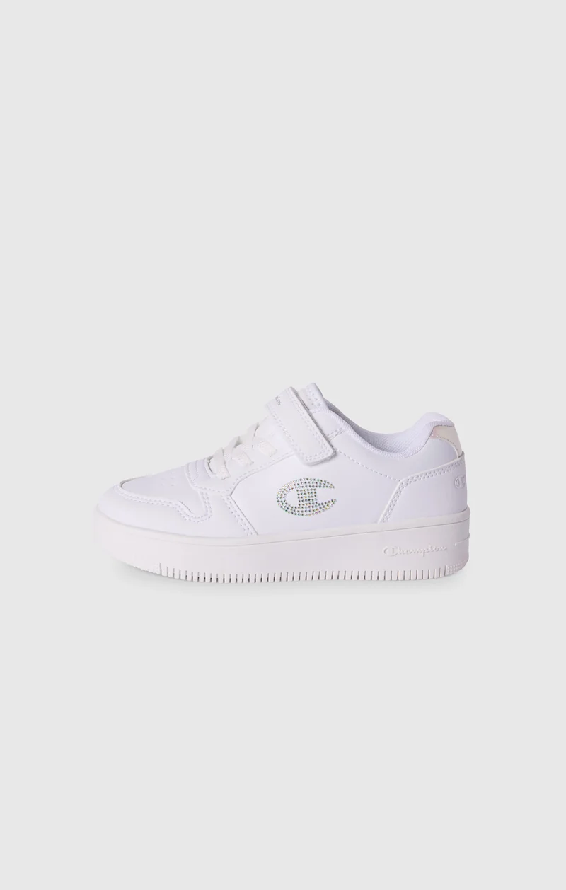 Girls' RD18 Platform Glitter G PS Low Cut Trainers