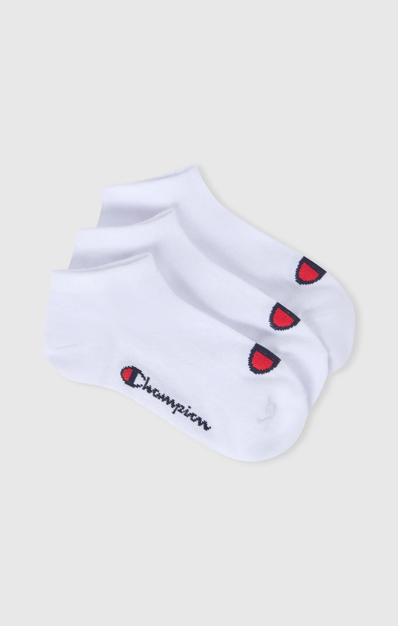 Kids’ 3-Pack Sneaker Socks with Logo