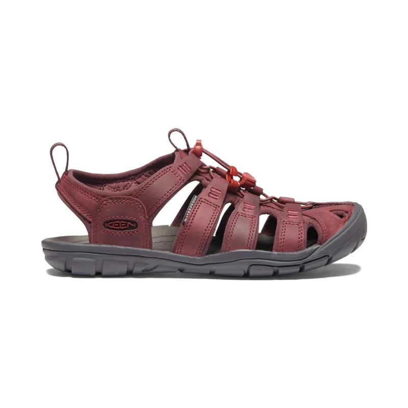 Clearwater Leather CNX Sandale für Damen | Wine/Red Dahlia