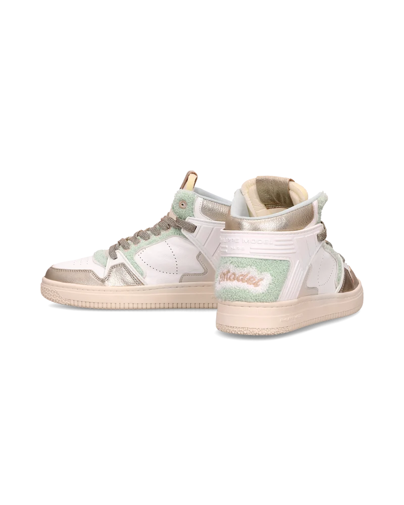 Sneakers La Grande Tennis Women, White Aquamarine