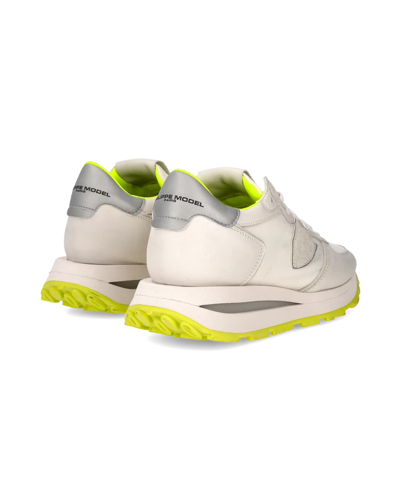 Sneakers Tropez Haute Running Women, White Yellow
