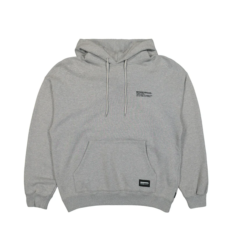 Plain Sweat Parka LS