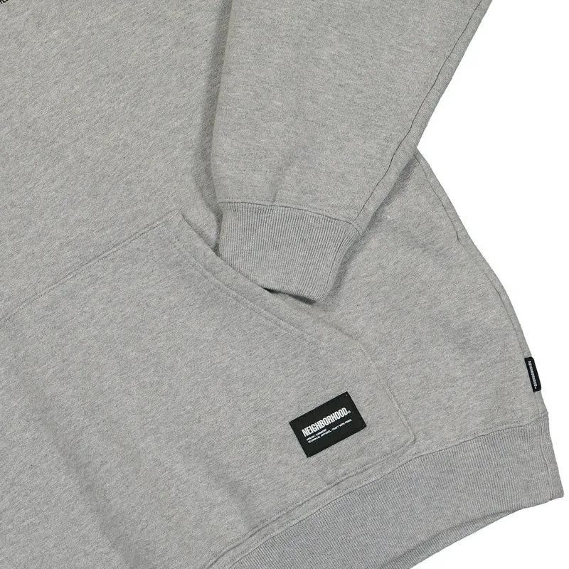 Plain Sweat Parka LS