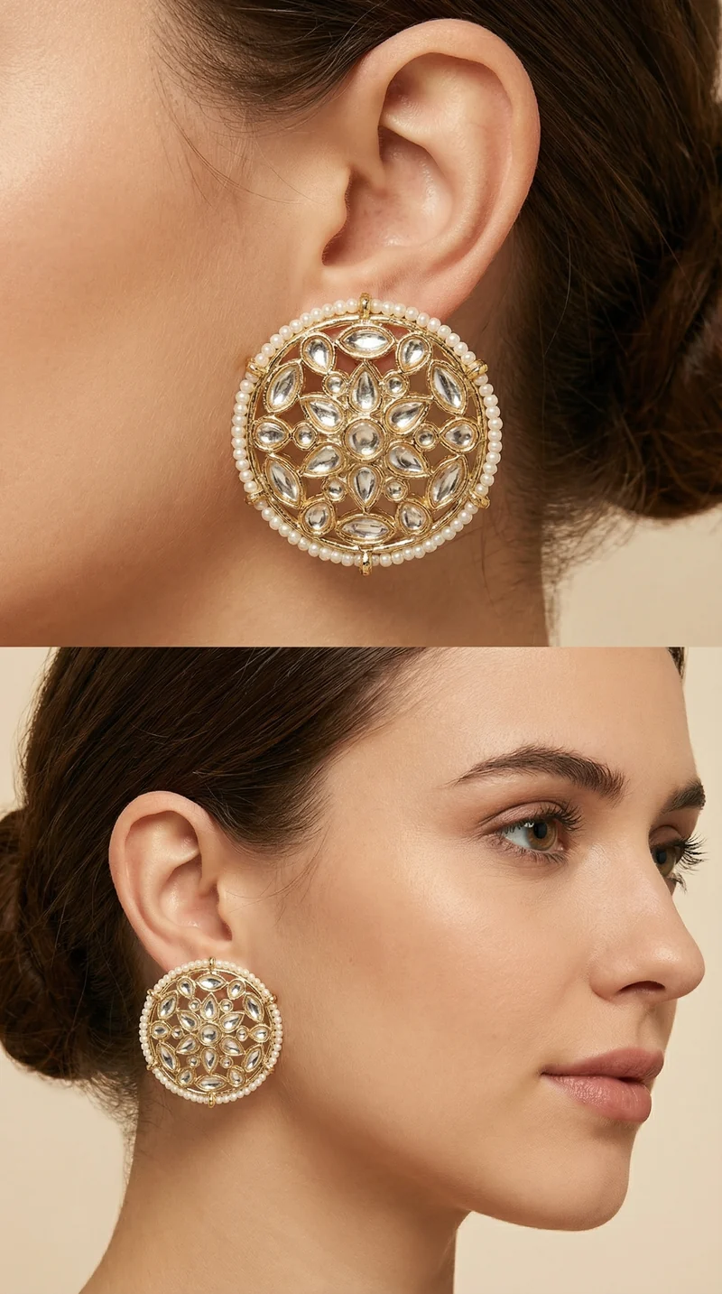 Bloom Kundan Earrings