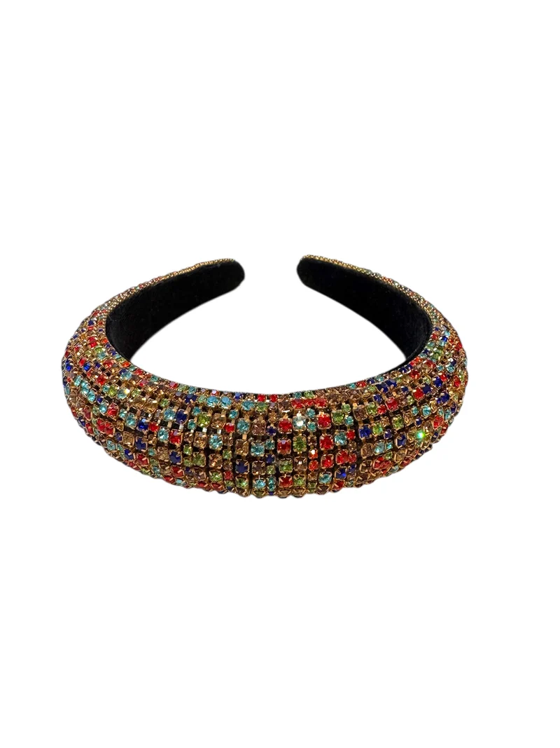 Multicoloured Rhinestone Tiara