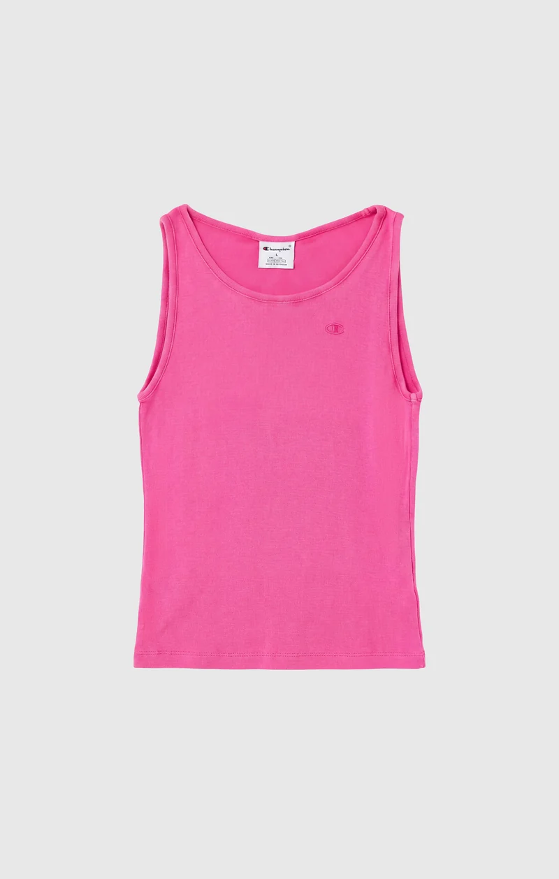 Girls’ Ribbed Cotton Tank Top