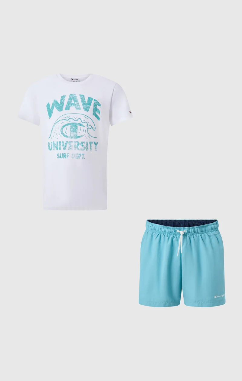 Boys’ Tank Top and Swim Shorts Set