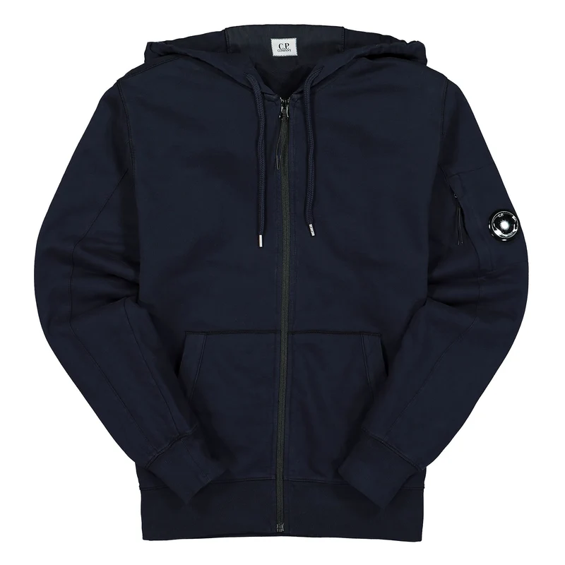 Light Fleece Zipped Hoodie