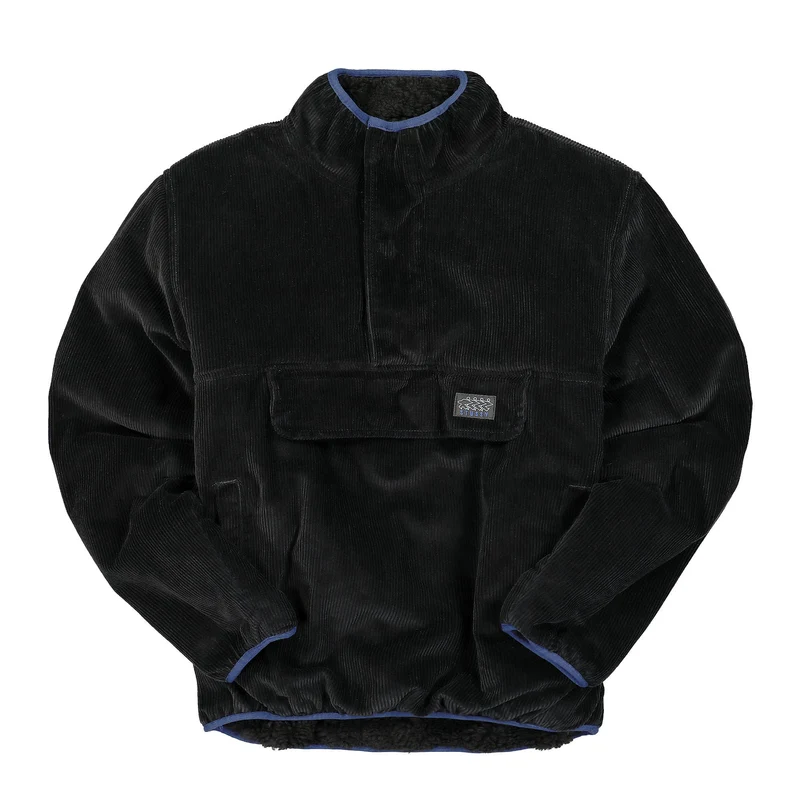 Corduroy Mock Pullover