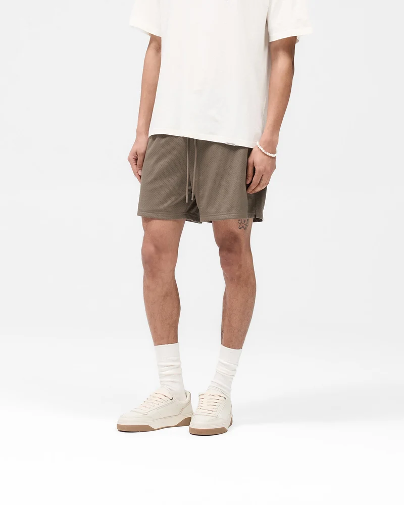 Mesh Short - Stone