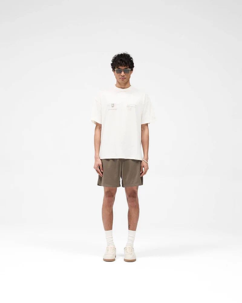 Mesh Short - Stone