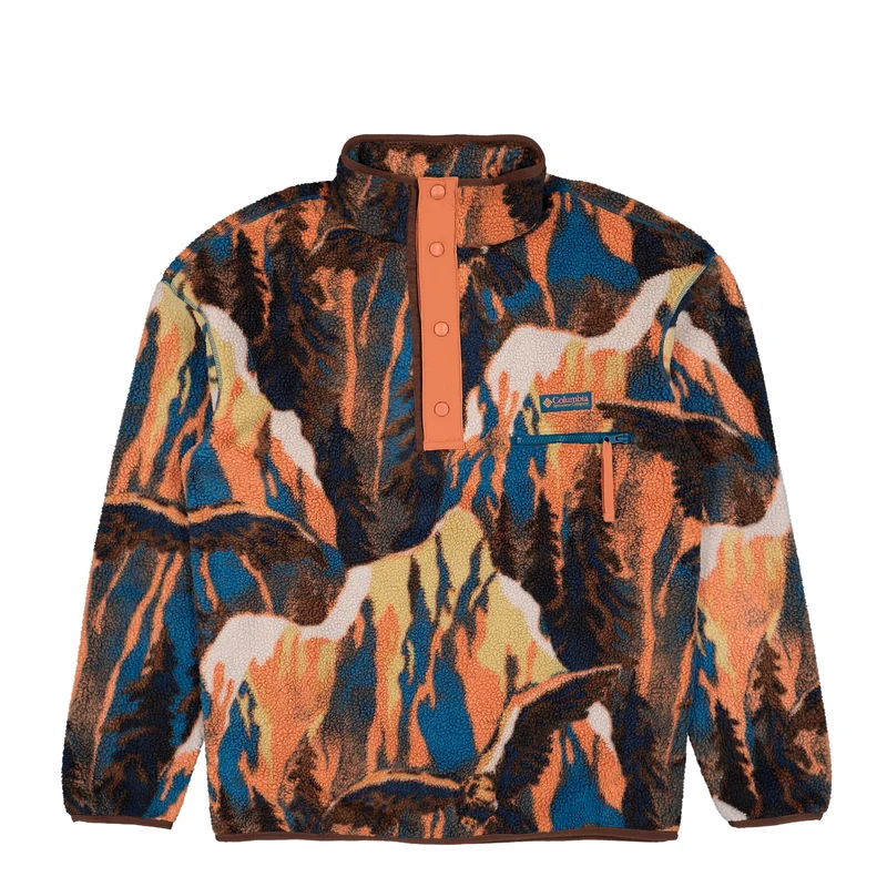 Helvetia II Printed Half Snap Fleece