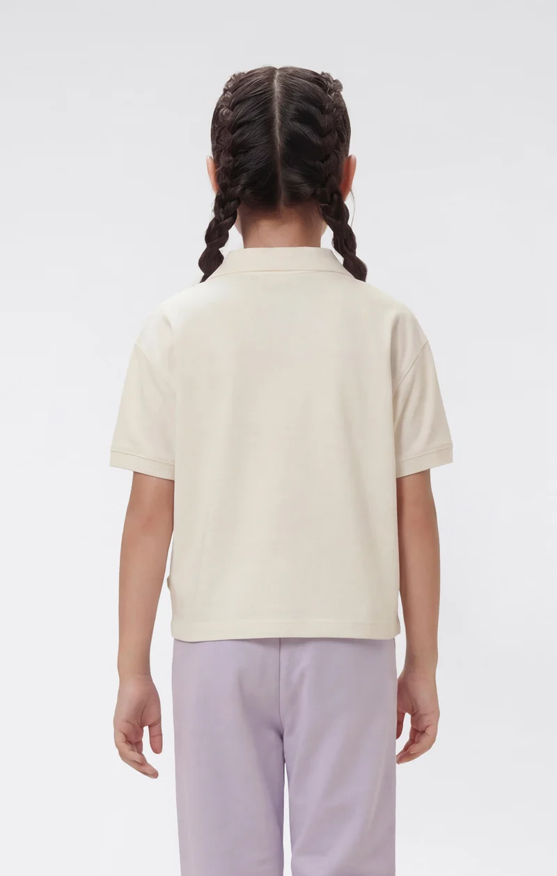 Girls’ Lightweight Jersey Polo Shirt Icons