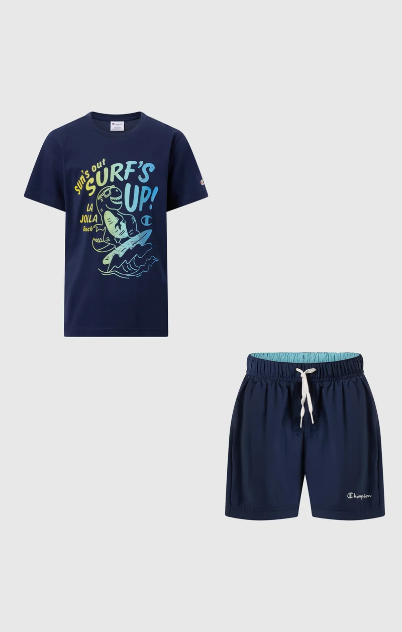 Boys’ T-Shirt and Swim Shorts Set