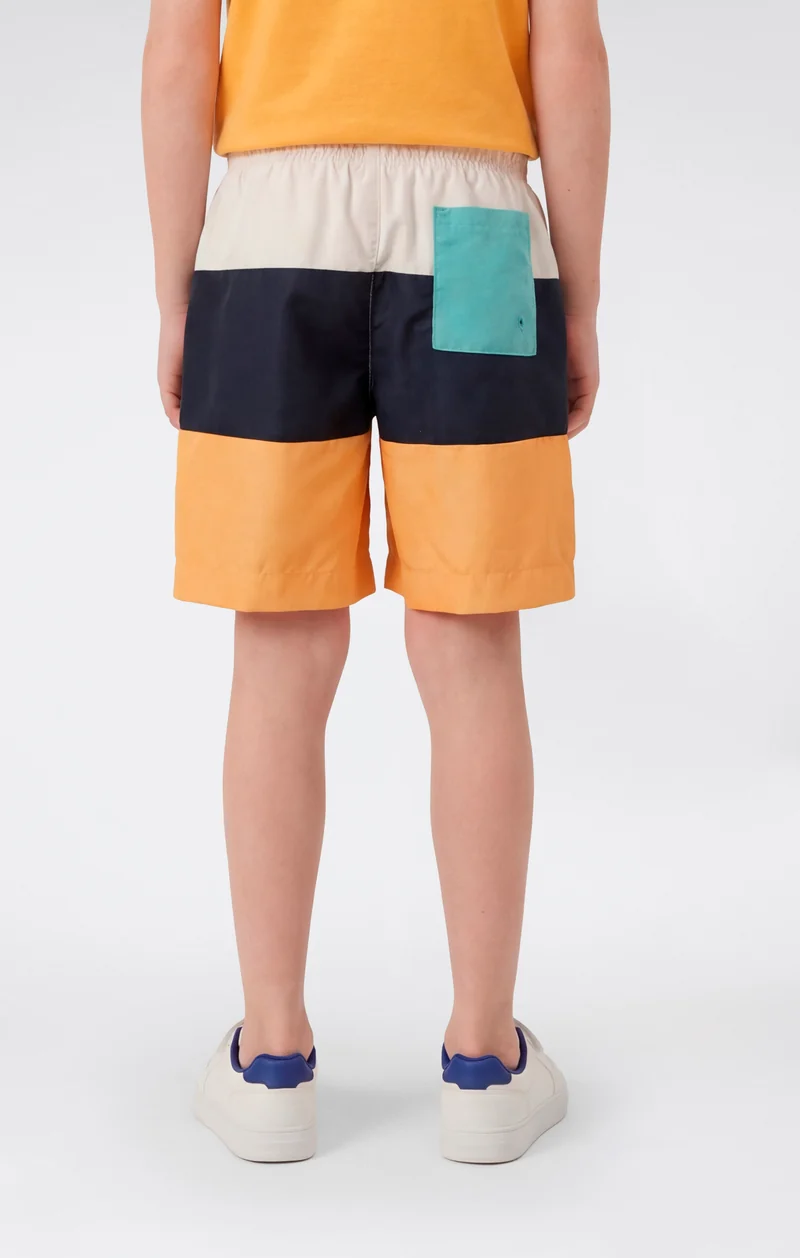 Boys’ Color Block Swim Shorts