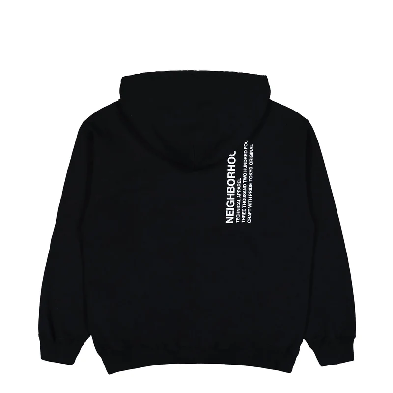 Solid Sweat Zip Hoodie LS