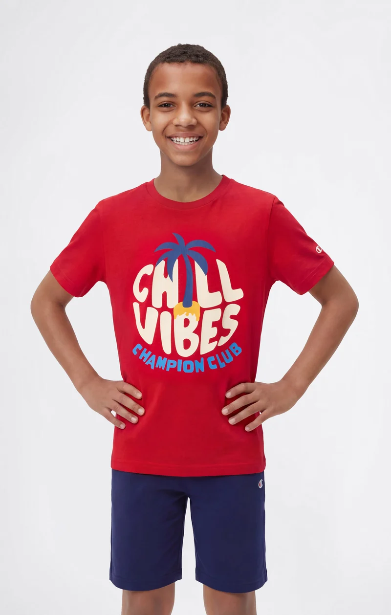 Boys’ Cotton T-Shirt and Shorts Set