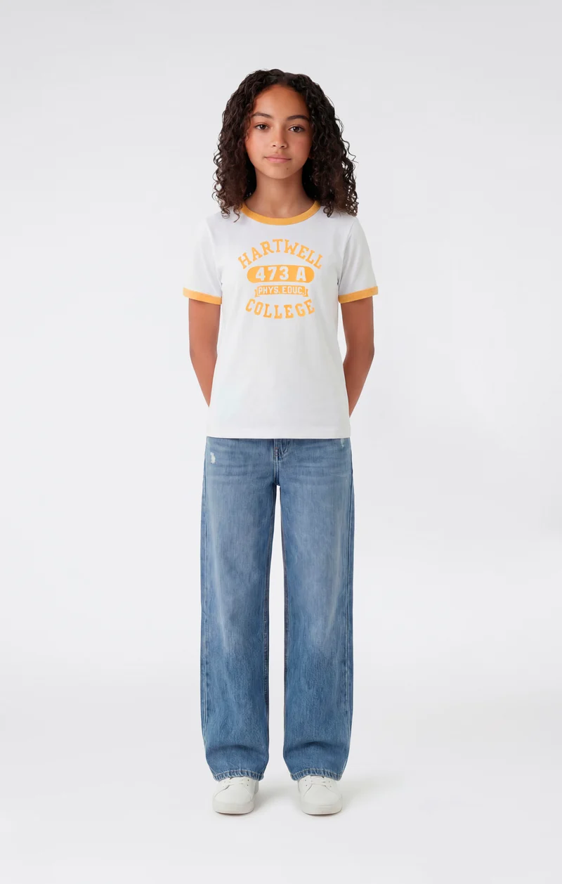 Boys’ Ringer T-Shirt with Graphic