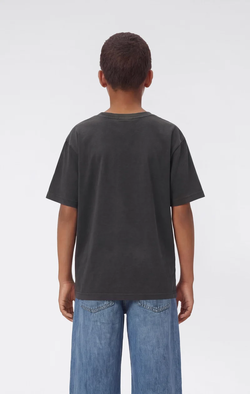Boys’ Washed Effect Crewneck T-Shirt Icons