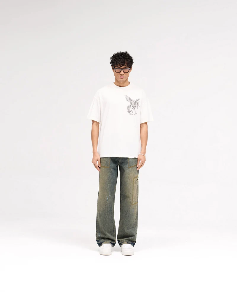Elegance In Motion T-Shirt - Flat White