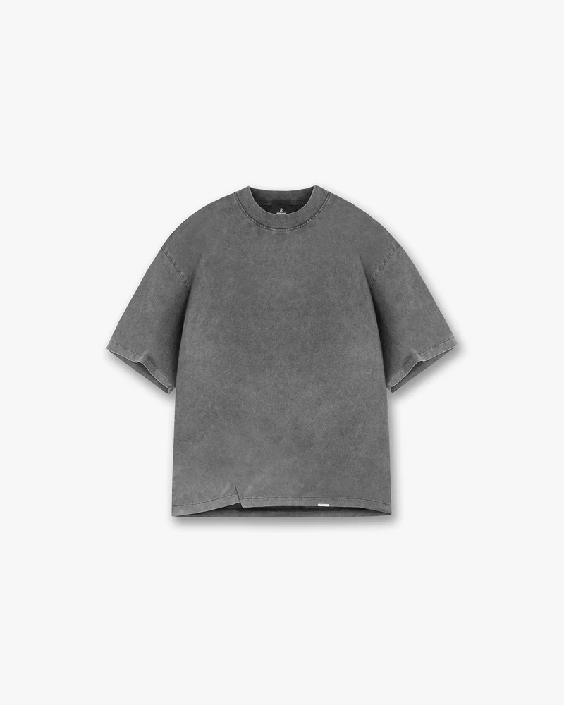 Initial Boxy T-Shirt - Vintage Grey