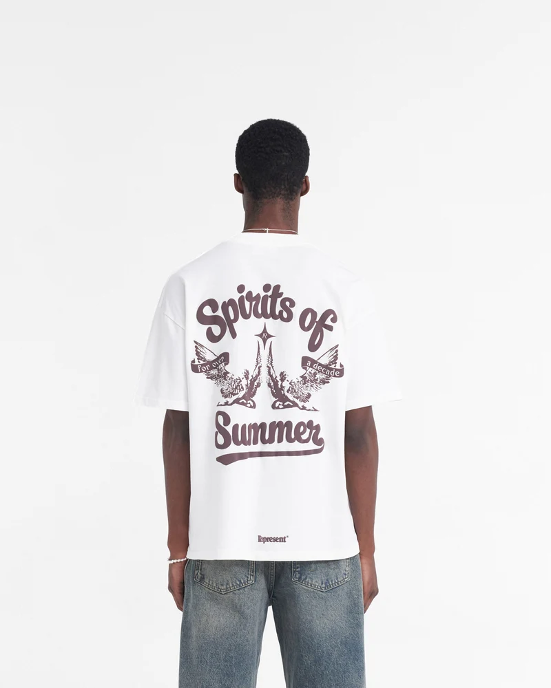 Spirits Of Summer T-Shirt - Flat White