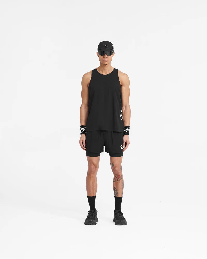 247 Singlet - Jet Black