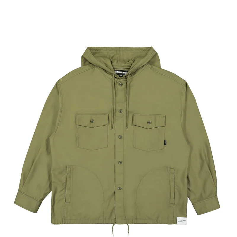 Hooded LS Shirt Jacket