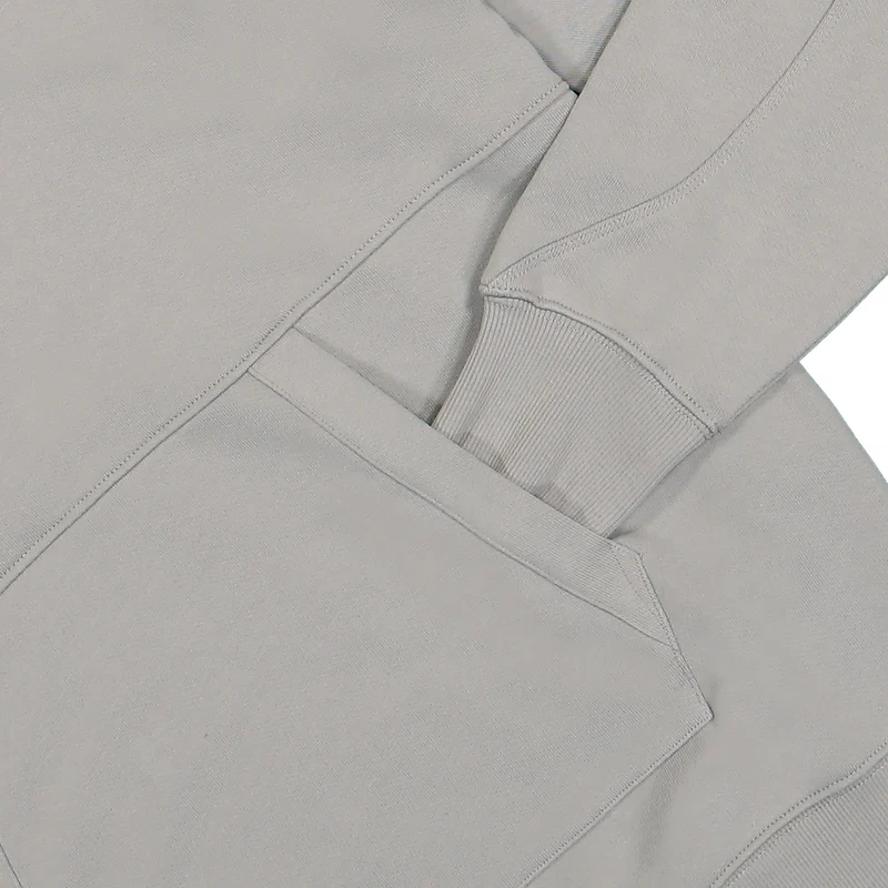 Diagonal Raised Fleece Hoodie