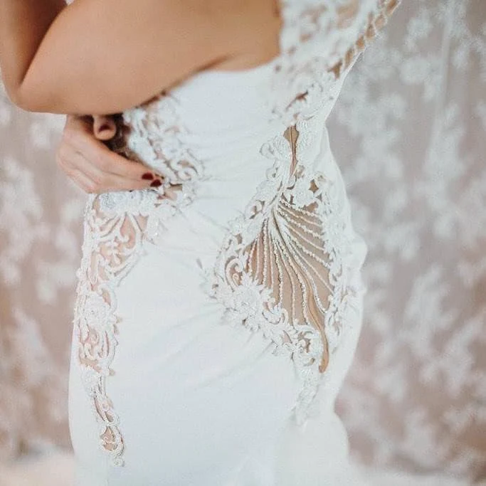 Elastic Crepe, Crystal embroidery