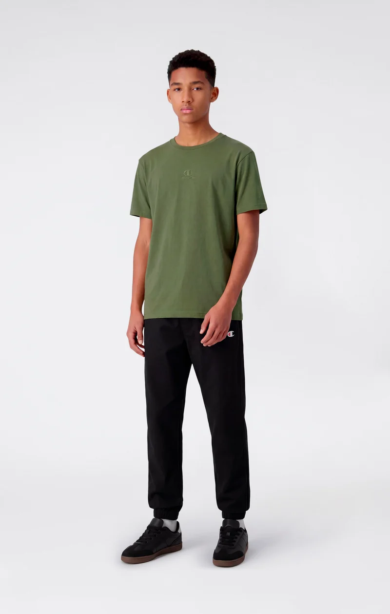 Boys’ Washed Effect Crewneck T-Shirt Icons