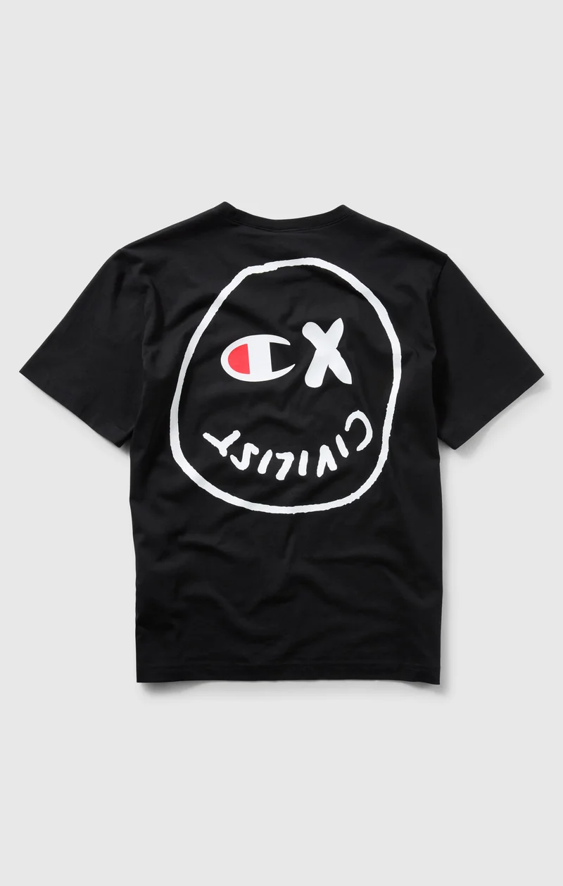 Unisex Champion x Civilist Graphic T-Shirt